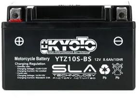 Batterie YTZ10 YTZ10S préchargée compatible avec Yamaha T-MAX TMAX 500 2008 2009 2010 2011