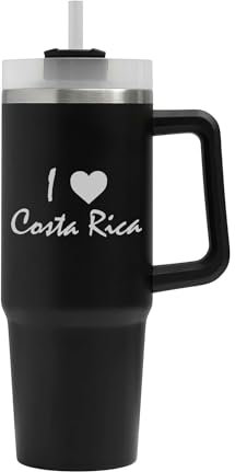 I Love Costa Rica Travel Big Tumbler I Love Costa Rica Travel Mug Isolierflasche Große Tasse