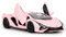 TGRCM-CZ Lamborghini Sián FKP37 - Modèle de voiture en alliage de zinc - Échelle 1/36 - Jouet pour tout-petits, enfants, garçons, filles - Rose