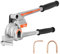 VEVOR Piegatubi Manuale, 6,35 mm 9,5 mm 12,7 mm di Diametro Esterno, Piegatubi a Leva, Utensile per Piegare Tubi in Rame e Alluminio a 180° per Riparazioni Automobilistiche, HVAC e Aria Condizionata