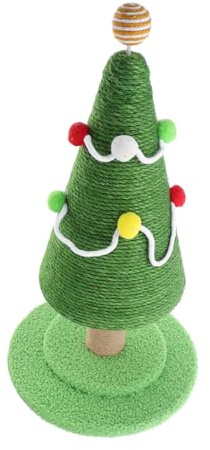 Weihnachten Event Katzenkratzbaum aus Sisal, Weihnachtsbaum Kratzspielzeug