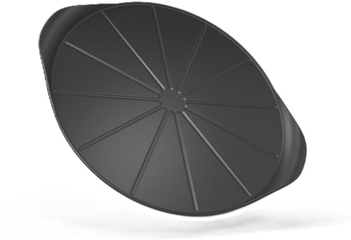 COOKUT Der tolle Pizzaschneider mit Pizzaschneider, Größe 33 cm, Farbe Graphit (Schwarz)