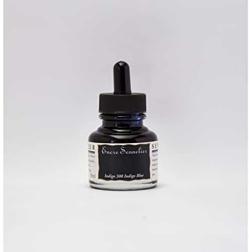 Flacon encre Sennelier 30ml Bleu indigo 308