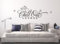 Grandora W817 Wandtattoo Spruch Chill Out Lounge Wohnzimmer Schlafzimmer dunkelgrau 80 x 28 cm