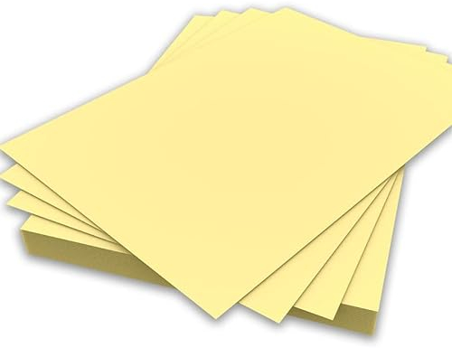 A5 gelbes Farbpapier, 80 g/m² Blatt, doppelseitiges Druckerpapier, Kopierer, Origami-Flyer, Zeichnen, Schule, Bürodruck, 148 mm x 210 mm (A5 gelbes Papier – 80 g/m² – 100 Blatt)