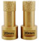 SHDIATOOL Dry Diamond Drill Core Bit 2PK 20mm Hole Saw with M14 Thread for Porcelain Tile Granite Marble