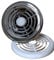 Extractor Light 12v 24v Volt DC Caravans Motorhomes Boat Marine Shower Fan 4 White and Chrome (24v DC)