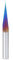 Amana Tool 45611-K Solid Carbide Spektra Extreme Tool Life Coated 15 Degree Engraving 0.005 Tip Width x 1/4 SHK x 2-1/4 Inch Long Signmaking Router Bit