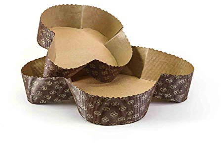 Confezione 10 Pezzi Stampo Colomba in Carta - 1 kg