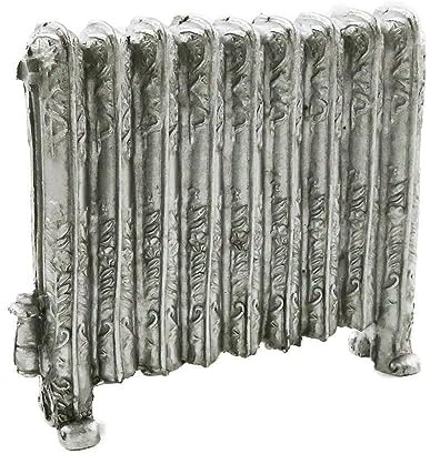 Melody Jane Dolls House Ornamental Victorian Radiator Antique Silver Miniature 1:12 Scale