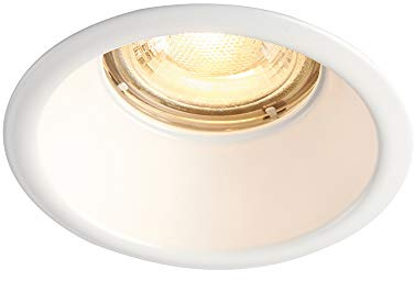 Saxby 80247 Speculo Fire Rated Matt White IP65 Bathroom GU10 LED Anti Glare Downlight