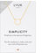 LUUK LIFESTYLE Filigrane Halskette aus 925 Sterling Silber mit Anhänger, Glücksbringer, Geschenk für Frauen und Mädchen, Damen Schmuck, Kette mit Ring I Kreis, gold