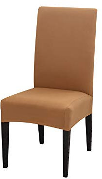 Chickw1 Stuhlhussen 2/4/6/10 Stück, Grau Drucken Elastischer Stuhlbezug Abnehmbare Waschbar Für Hochzeit, Hotel, Bankett, Partys Universal Modern Stuhlhussen (2 Stück,Kamel)