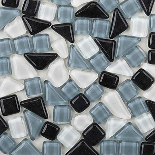 Uncle Lee Glasmosaik Fliesen Mosaik Fliesen Basteln ca. 120 Stück (200 g/7,05 oz) / Box, A