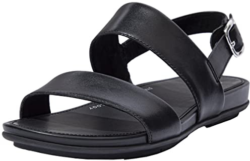 Fitflop Women's Graccie Sandal Leather, Schwarz, 39 EU