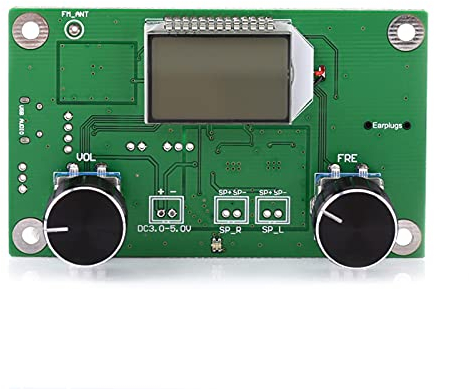 SALUTUYA FM Radio Receiver Module,DSPs & PLLs Digital Stereo board,FM Radio Receiver Module,for 87-108MHz Support Serial Port Control