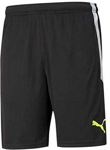 Puma Herren Short teamLIGA Training Shorts 657249 Puma Black-Yellow Alert S