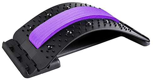 chi-enterprise Terapia magnética para la espalda | Extensión de espalda Dispositivo de entrenamiento Fitness Fitness Fitness Training Masajeador | Relajación y Corrección de Postura (Lila)