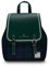 SNOW PAW Harris Tweed Rucksack mit Schottenmuster, Schwarz