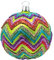 Christborn Weihnachtskugel, 8 cm Kugel, limone matt - Zack 3/Ktn