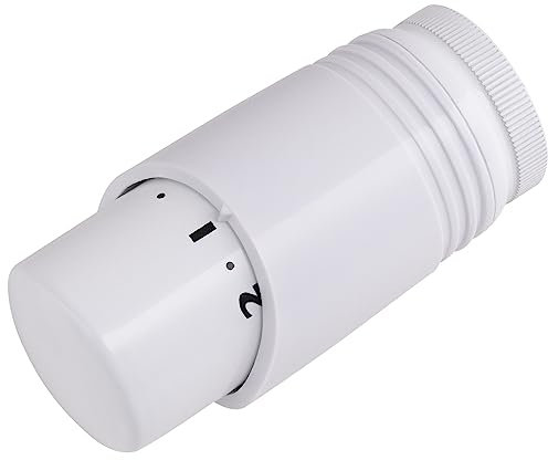 Tête thermostatique pour radiateur ou seche serviette couleur blanc M30x150 raccordement facile/rapide | Réglage précis pour maitrise consommation d'energie NOYON & THIEBAULT