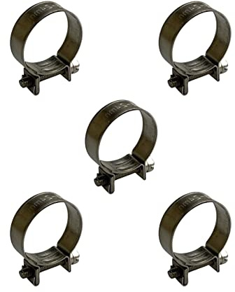 On1shelf Mini-Schlauchschellen, Edelstahl, 21-23 mm, 5 Stück