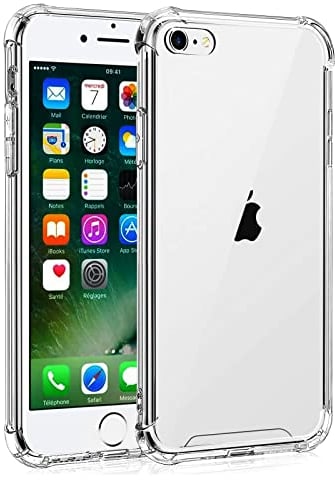 Whioltl Compatible With iPhone 7, 8, SE 2022, SE 2020 Case - Crystal Clear Shockproof Phone Cover for iPhone SE 2nd & 3rd 4.7 - Transparent