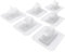 WYAN 6Pcs Hose Clamp,Self Adhesive Hose Clamps,Adjustable Hoses Clips,Multi-Purpose Cable Tidy Clips,for Water Pipe and Gas Pipe(White,17-20mm)