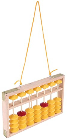 7 Colonne Non-Glissement Pendaison en Bois Boulier Chinois Soroban Outil EDucatif Calculatrice MathéMatique pour ETudiant Professeur