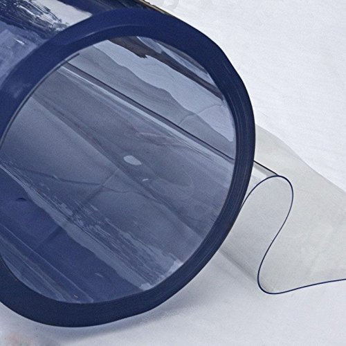 I Want Fabric THICK 0.35MM FLEXIBLE PLASTIC SHEETING FIRE WATER UV COLD CRACK RESISTANT CLEAR PVC WINDOWS BOATS COVERS BY THE METRE