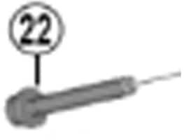 SHIMANO Y2hw08010, Bullone di Fissaggio Pinza BR-R9270, 20 mm Unisex, Nero, Taglia Unica