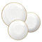 Tramontina - TRAMONTINA- Ensemble 6pcs Assiettes creuses Rondes Porcelaine blanche Rustico 22cm - Élégance intemporelle, design rustique et champêtre. Parfaites pour toutes les occasions.