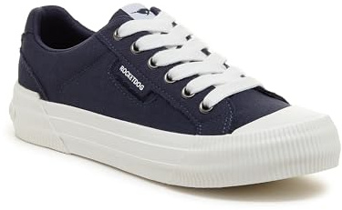 Rocket Dog Tenis cómodos de Espuma de Felpa para Mujer, Shaw Navy, 36 EU