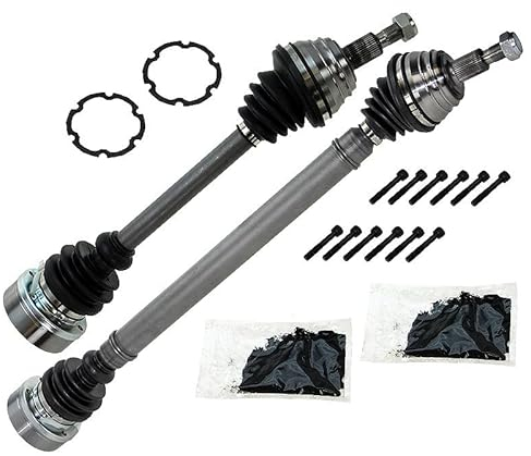 ATEC Germany 2x Antriebswelle vorne links & rechts Gelenkwelle, Kompatibel mit A udi A3 (8L1), SEAT LEON (1M1), TOLEDO II (1M2), SKODA OCTAVIA 1, VW BORA, GOLF 4 (1J1) (1J5), NEW BEETLE (9C1, 1C1)