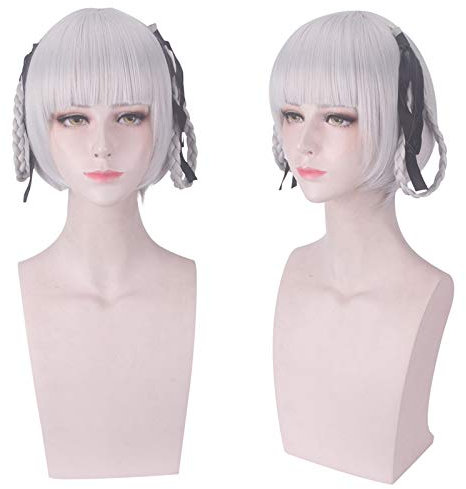 Gambler's Abyss Peach Guru Ki Luo Li Student Council President Headdress Hairband Cosplay Wig