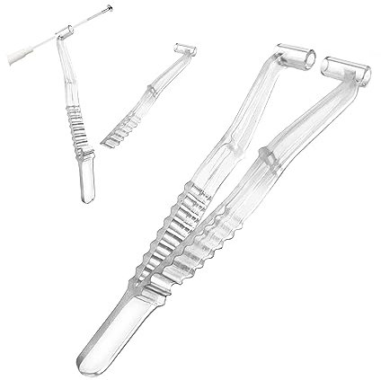 Pinze sterili monouso per piercing pinza plastica 10 pezzi facile da piegare Warrior single-use pliers Septum