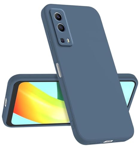 Longstong Handyhülle Kompatibel mit vivo Y52 5G / vivo Y72 5G (6.58), Stoßfest Personalisiert Schlank Minimalistisches Design - OLavendelgrau