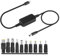 CERRXIAN 1.6FT USB C to DC PD Adapter Cable with 10 Connecor Tips,Type-C to DC Power Cable Output Adjustable Voltage 5V-9V-12V-15V-20V PD Fast Charging Cable