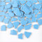 Carreaux de mosaïque en céramique irrégulière, 500 g, 2 à 4 cm, pierres pour bricolage, loisirs créatifs, décoration murale d'intérieur (bleu ciel)