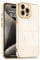Lafunda for iPhone 15 Pro Case, Luxury Plating for Womens Gilrs Case, Full Camera Protection Soft TPU Bumper Cover, Shockproof Silicone Slim Phone Case for iPhone 15 Pro 6.1, Beige