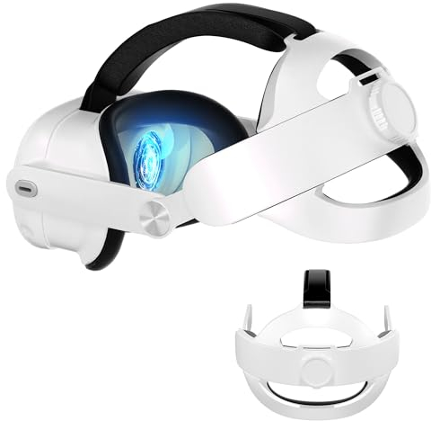 Takyu Meta Quest 3 Elite Strap, Quest 3 Strap für Meta Quest 3 Zubehör, Komfort VR Headset Oculus Quest 3 Headstrap Ersatz für Verbesserten Halt und Leichtes für Längeres Eintauchen