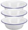 PRETYZOOM 3piezas Cuencos Esmaltados Vintage De Cuencos Multifuncionales Para Sopa Ensalada Y Frutas De Cocina Capacidad Diseño Retro Y Elegante Para Picnic Y Camping