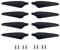 8Pcs HS360S Propellers for HS360S Drone Propellers Blades Replacement Parts Drone Accessories with Screws