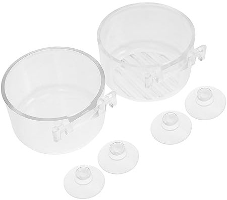 GRIRIW Fischfutter Spender Für Aquarien Futterbehälter Für Rote Würmer Und Wasserpflanzen Futterhilfe Für Die Gesunde Ernährung Von Zierfischen üßwasser Und Meerwasser