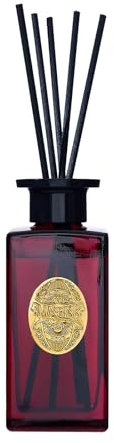 M&SENSE 180ml Raumduft Rose Prinzessin Duft|Reed Diffuser mit 7 Duftstäbchen|Luxus Lufterfrischer für Badezimmer,Wohnung,Heimdekoration|Raumduft Stäbchen