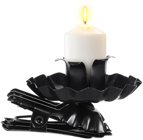 ULTECHNOVO 20 Stück Metall-kerzenklammern für Weihnachtsbaum-Kerzen, Silberfarben, Kerzenhalter-Clip, Kerzenständer, Großpackung für Weihnachten, Geburtstagsparty (Schwalbenschwanz)