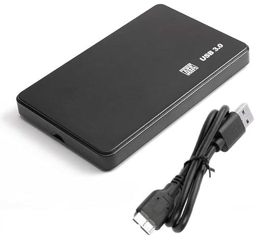 Externe Festplatte, 200 GB, HDD, tragbar, USB 3.0, robust, hohe Geschwindigkeit, SATA, kompatibel mit allen Betriebssystemen TV und Videospielkonsolen 51HDD200