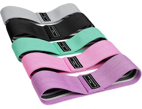Flintronic Fitnessband Resistance Hip Bands, Fitnessbänder Set, Hip Widerstandsbänder Trainingsband Yogaband Gymnastikband für Yoga, Pilates, Krafttraining, Beintraining