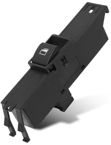 GNXfixt Interruptor de elevalunas delantero izquierdo 61316902177 para Serie 3 E46 1998-2005 Limo/Touring/Compact (1998-2005) – Incluye 323i 325i 328i 330i 8381511 8368919