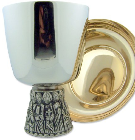 Autom Last Abendmahl Kelch und Bowl Paten, Handgefertigt, Nickel, Klassisch, Bowl, 16 Unzen, Dekoration, Feierlichkeiten, Abendessen